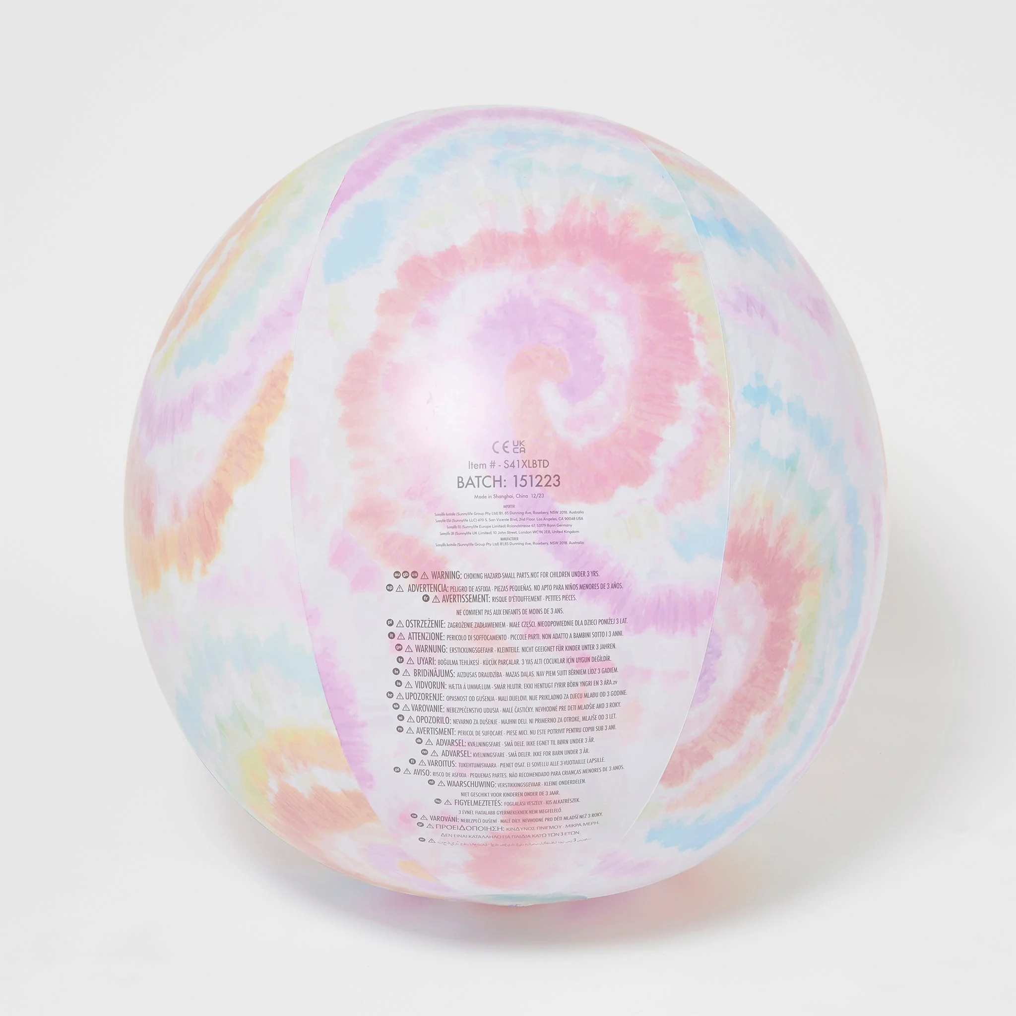 Giant Inflatable Beach Ball Tie Dye Tie Dye - Image 5