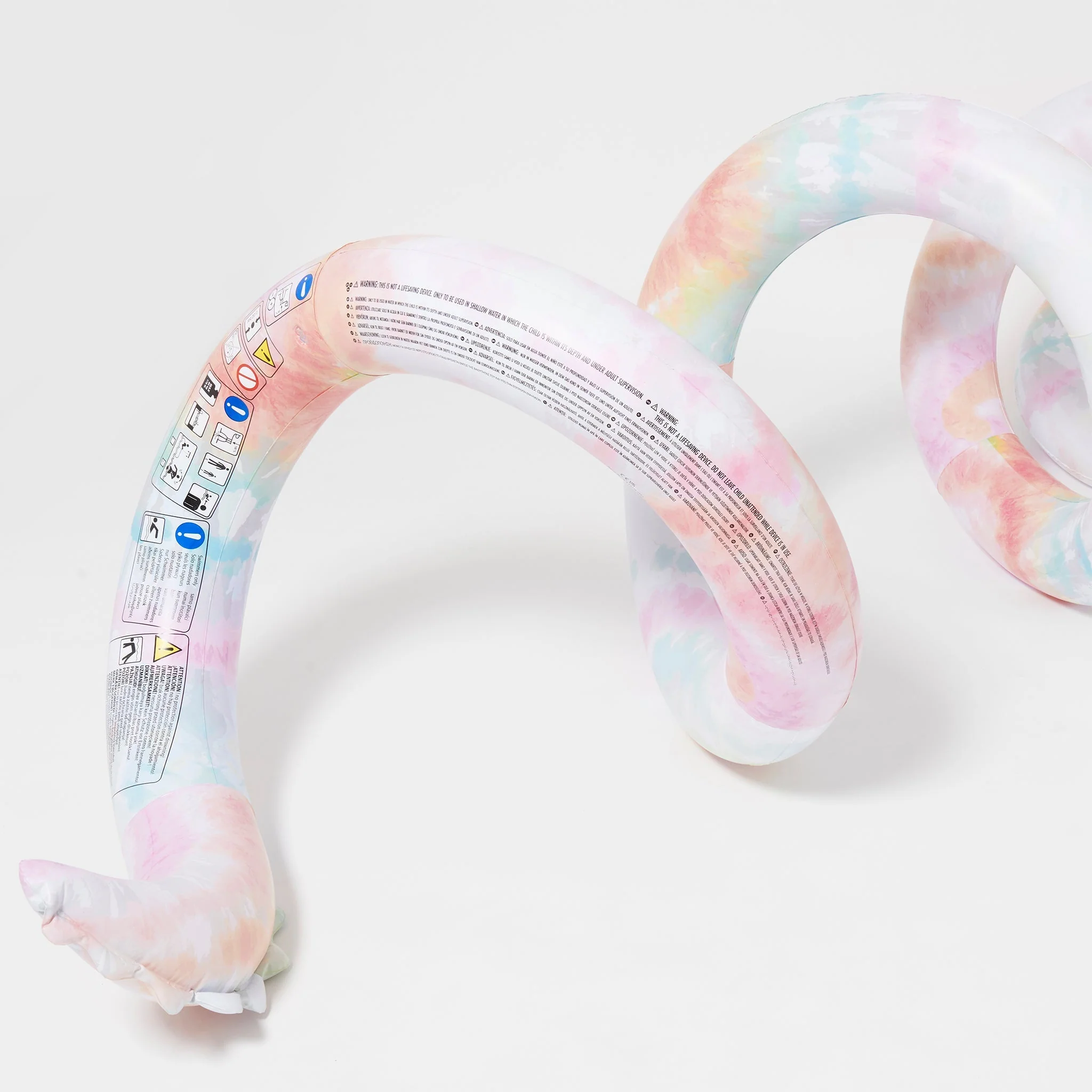 Giant Inflatable Noodle Snake Tie Dye - Image 3