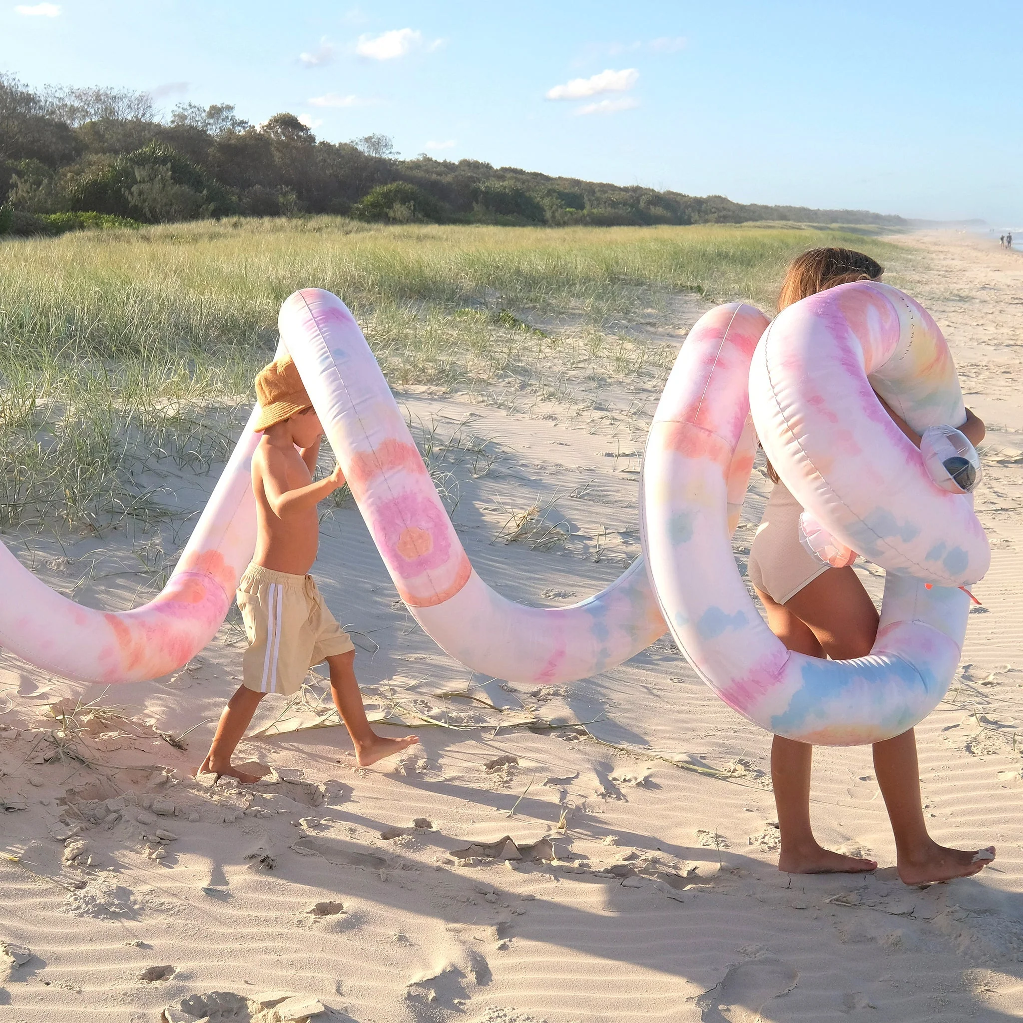 Giant Inflatable Noodle Snake Tie Dye - Image 4