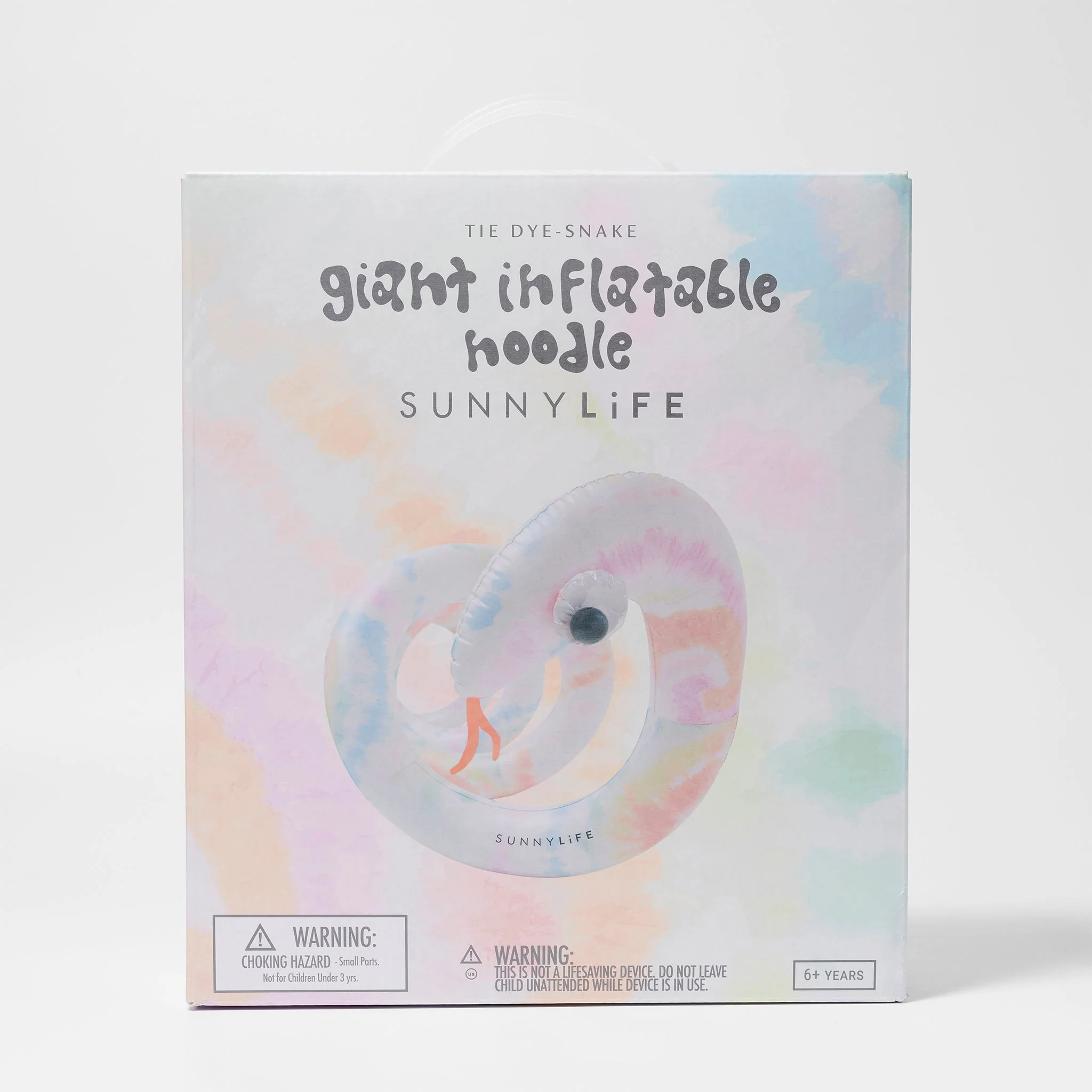Giant Inflatable Noodle Snake Tie Dye - Image 6