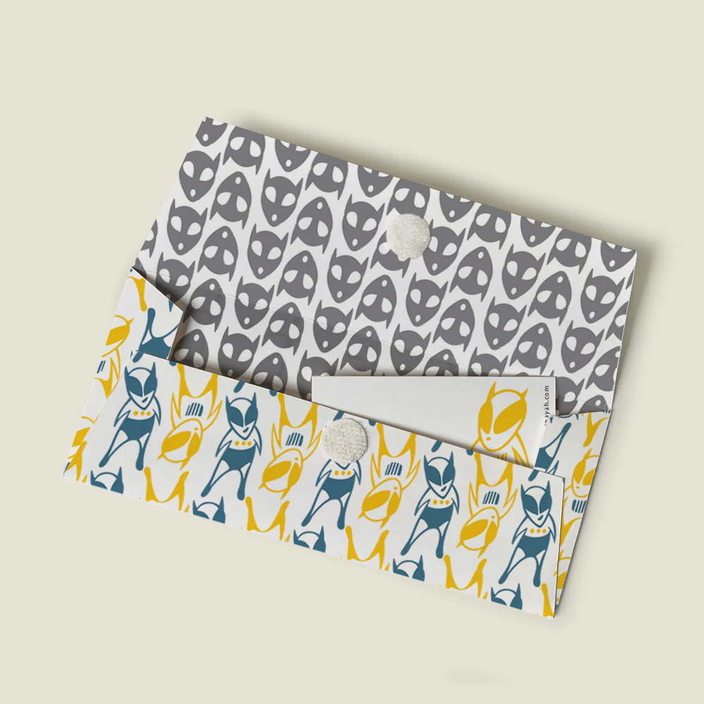 GIFT - Gift Envelopes - Alien Blue & Yellow - Image 2