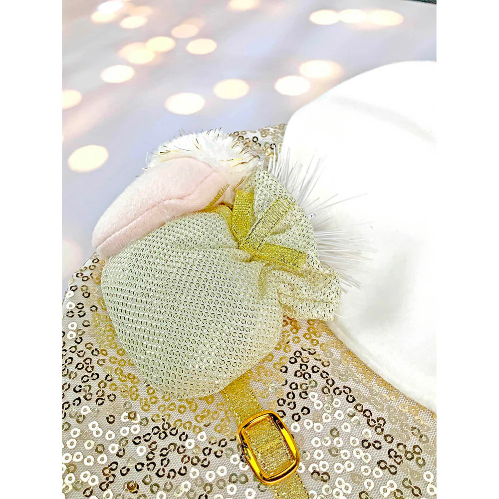 Golden Santa Christmas Stocking, 16 inches - Image 7