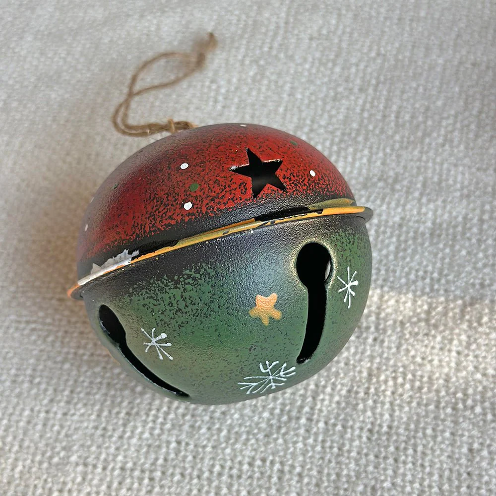 Green & Brown Big Size  Jingle Ball Tree Ornament - Image 2