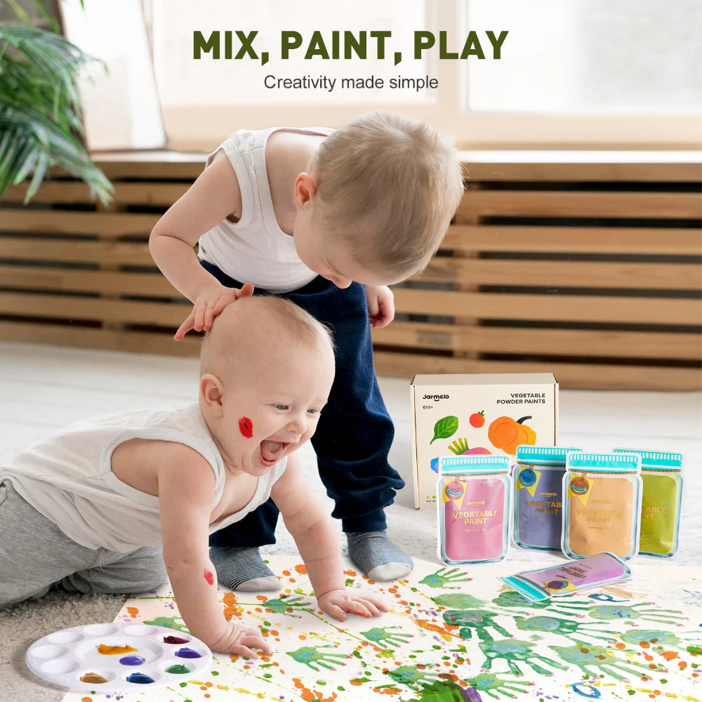 Jar Melo Vegetable Powder Paints- 6 Colors - Image 4