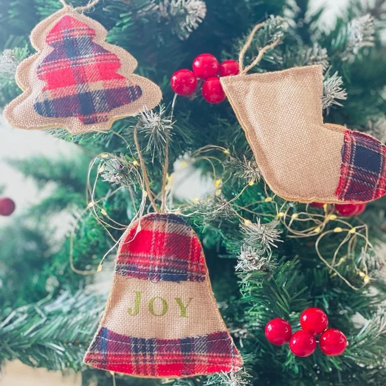 Jute Tree Christmas Tree Ornament - Image 2