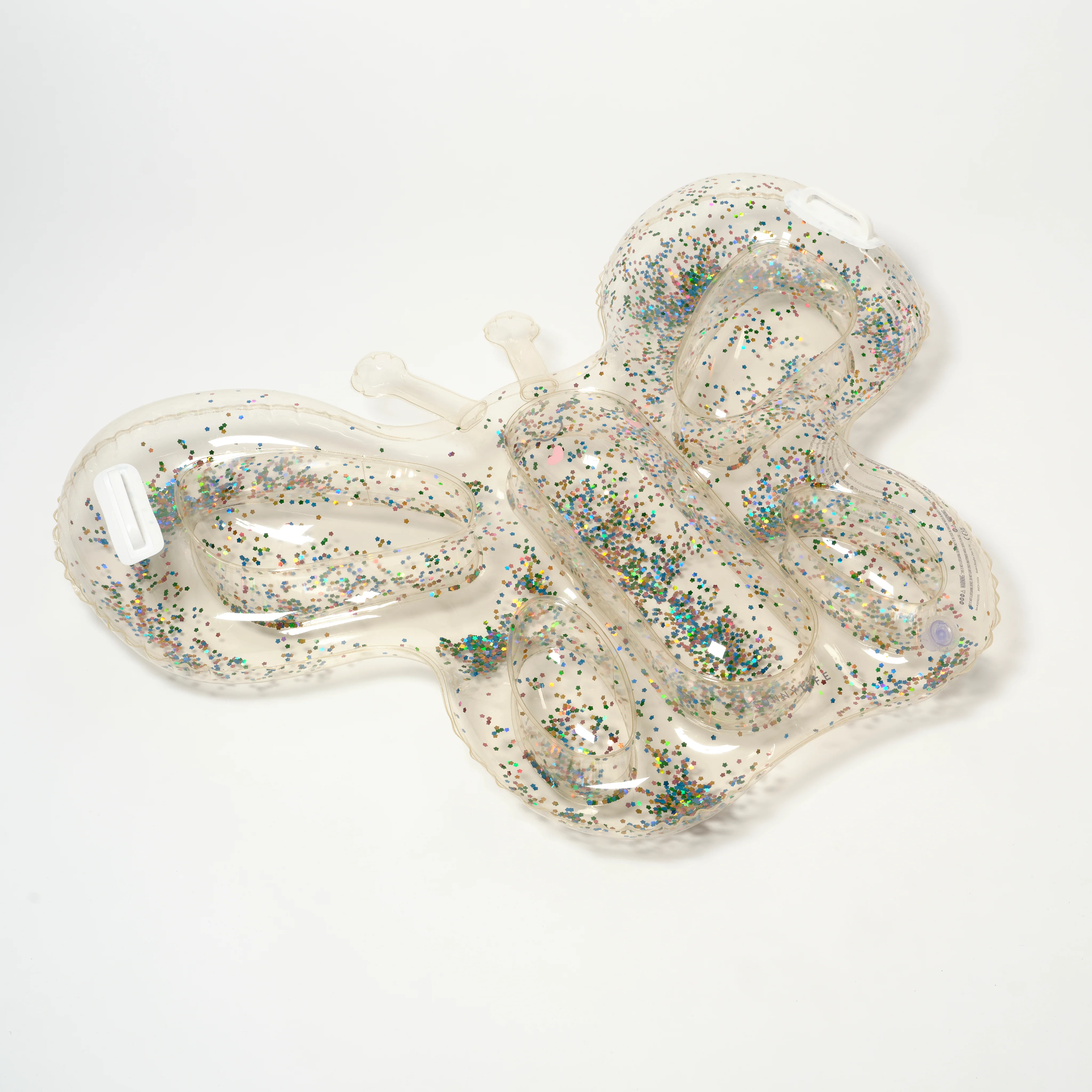 Kids Butterfly Lie-On Float Cotton Candy Glitter - Image 4