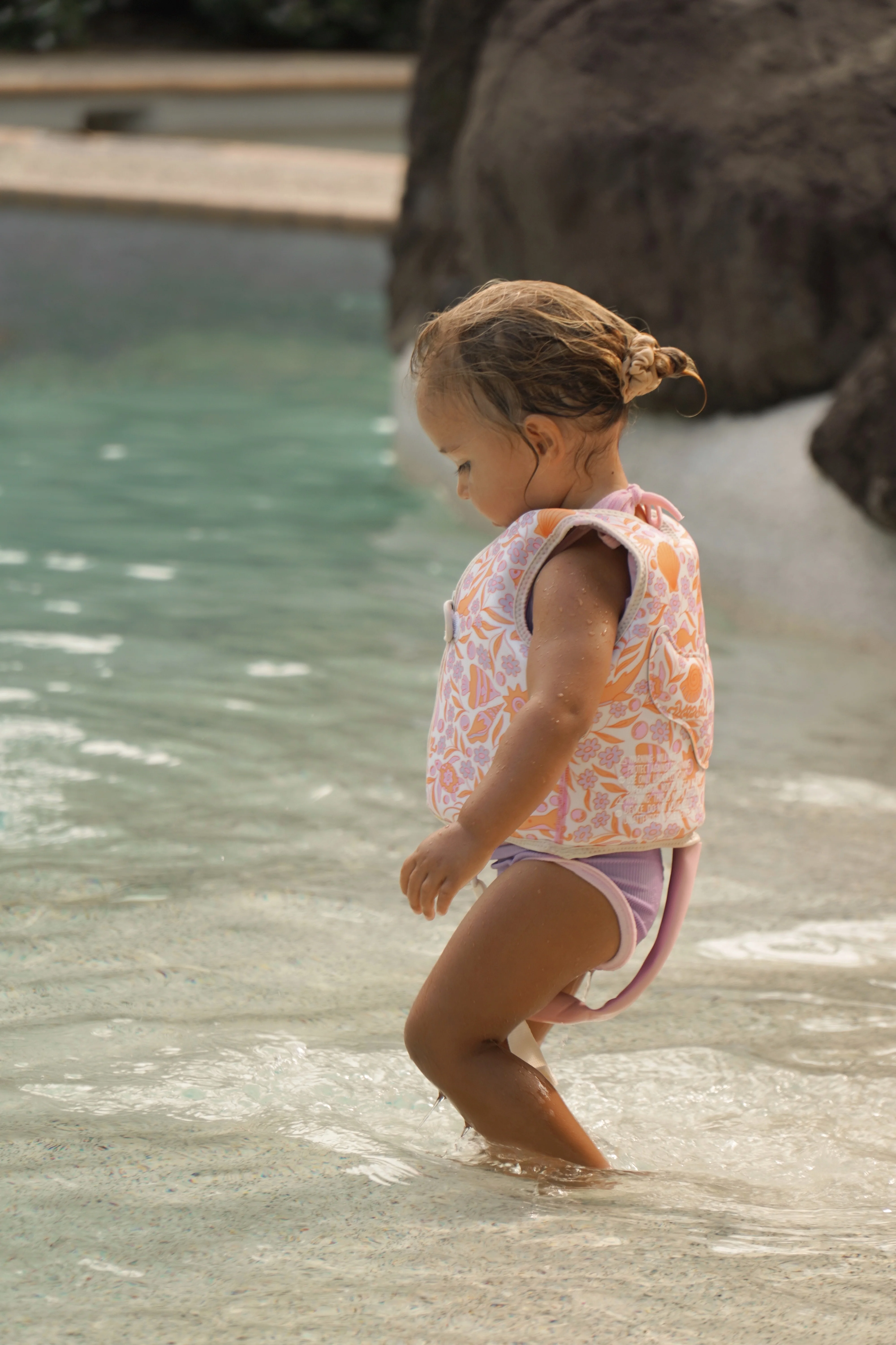 Kids Swim Vest 1-2 Ocean Magic Pink - Image 5