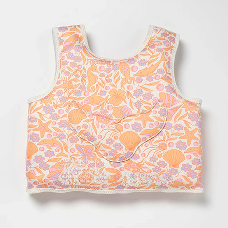 Kids Swim Vest 2-3 Ocean Magic Pink