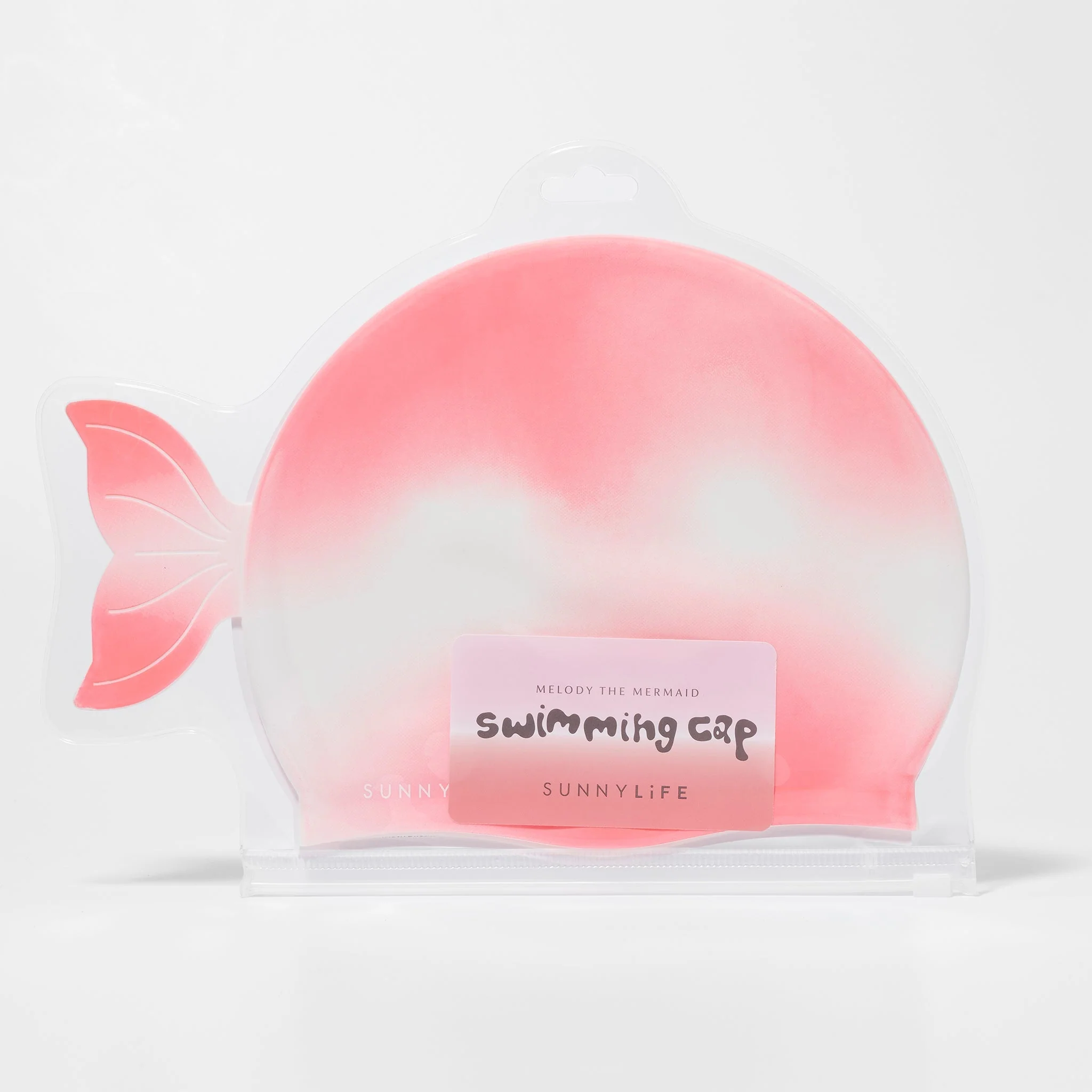 Kids Swimming Cap Melody the Mermaid Pink - Image 4
