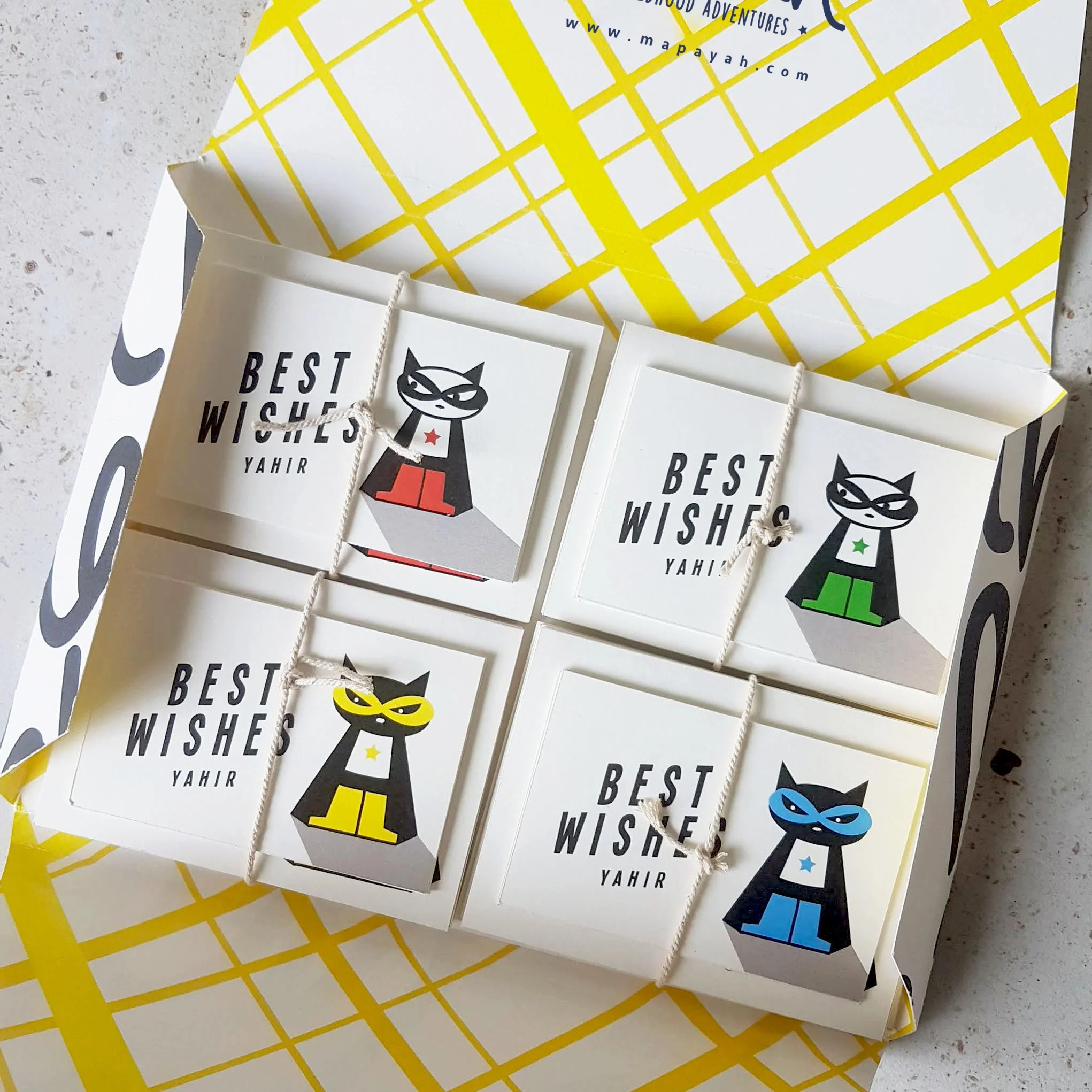 KIT - Personalised Stationery Set - Supermeow - Image 2