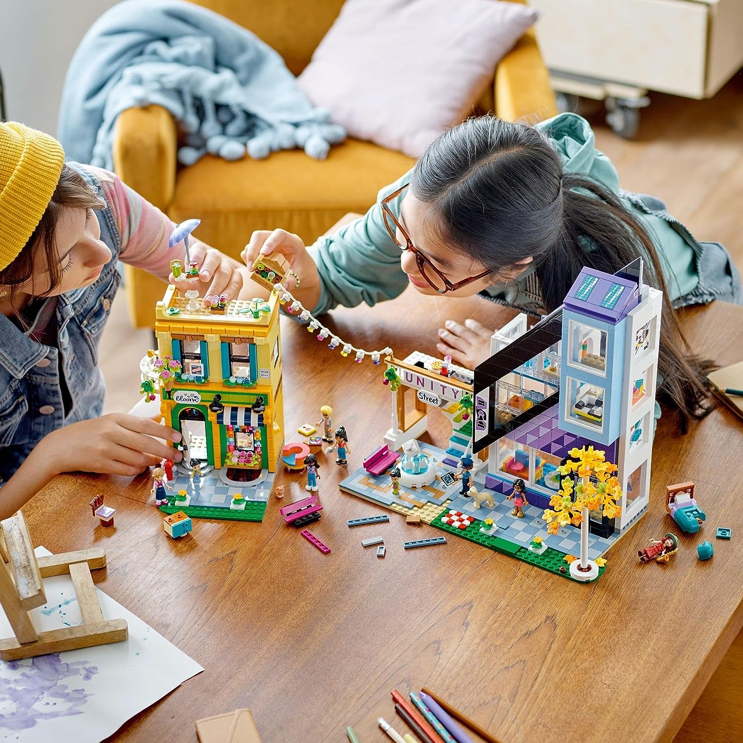 LEGO Friends Downtown Flower and Design Stores Building | 12 Yrs+ - Image 8