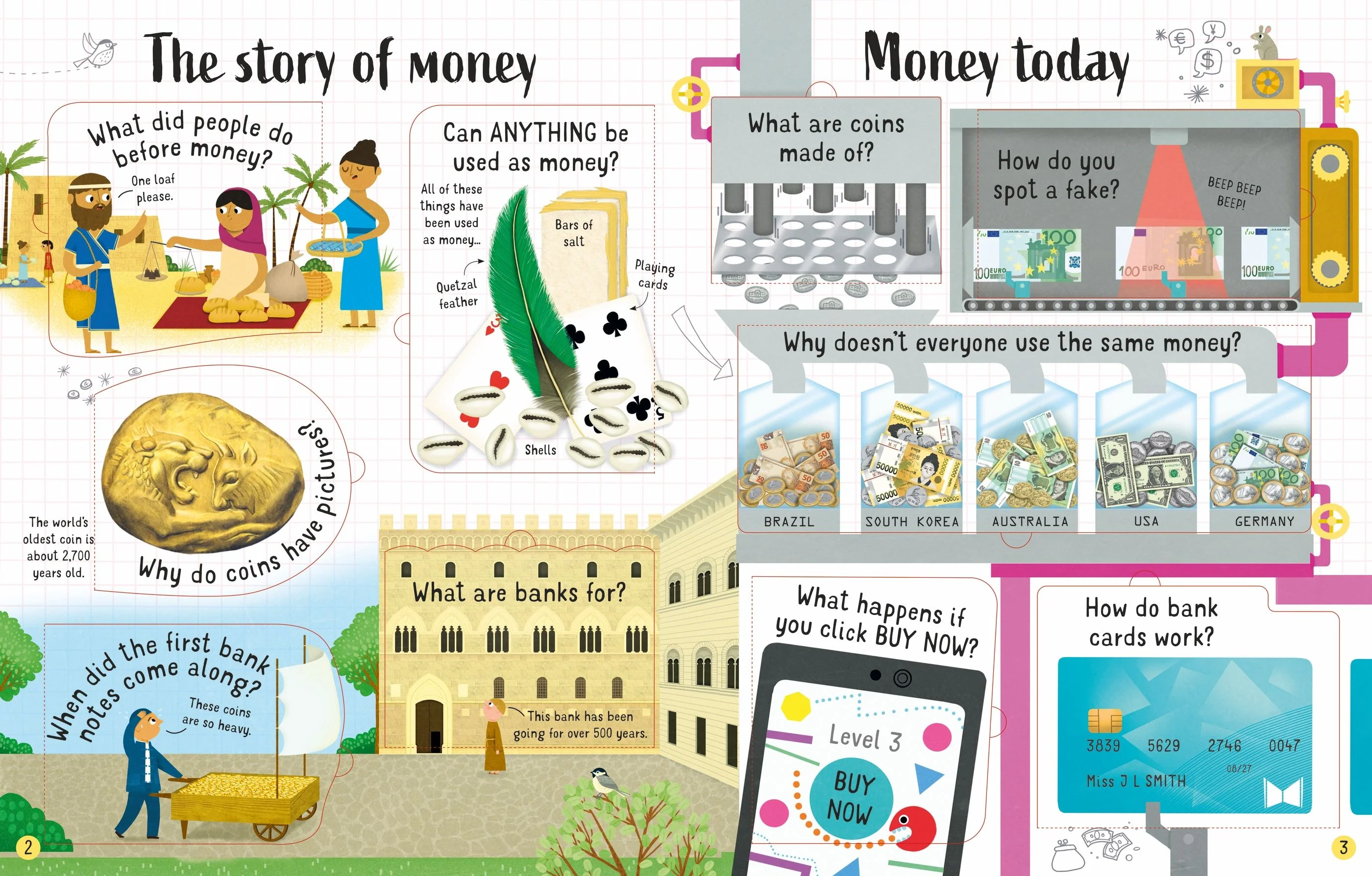 Lift-the-flap Questions and Answers about Money - Image 2