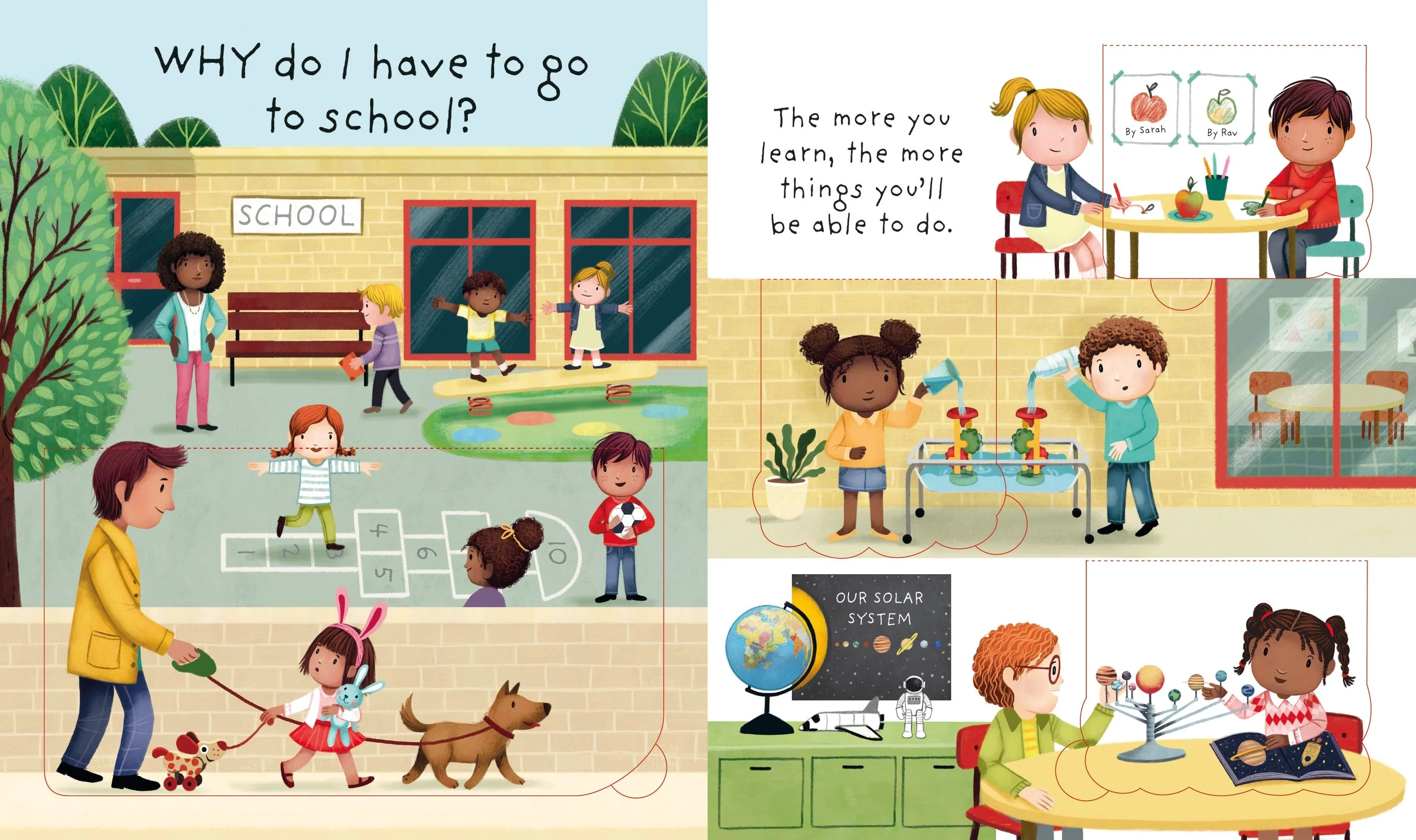 Lift the Flap Very First Questions and Answers : Why do I have to go to school? - Image 2