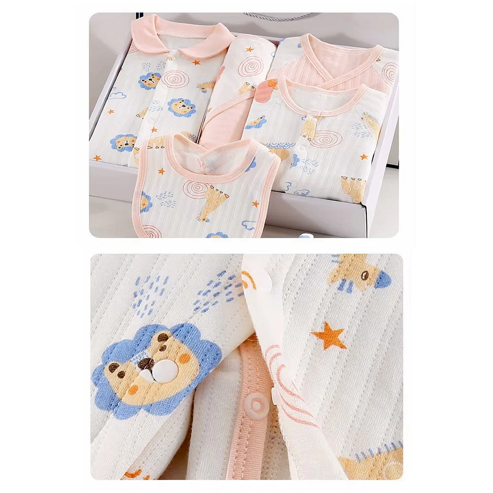 Little Surprise Box, 20 pcs Pink Animal Kingdom  Newborn Baby Girl/ Boy Gift Box , all season wear Hamper, (0 - 12 months) - Image 4