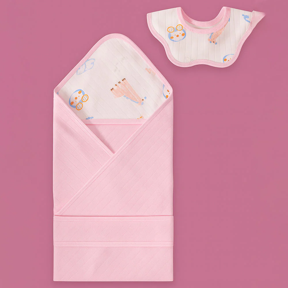Little Surprise Box, 22pcs Pink Penguin Newborn Baby Girl/ Boy Gift Box , all season wear Gift Hamper, (0 - 12 months) - Image 6