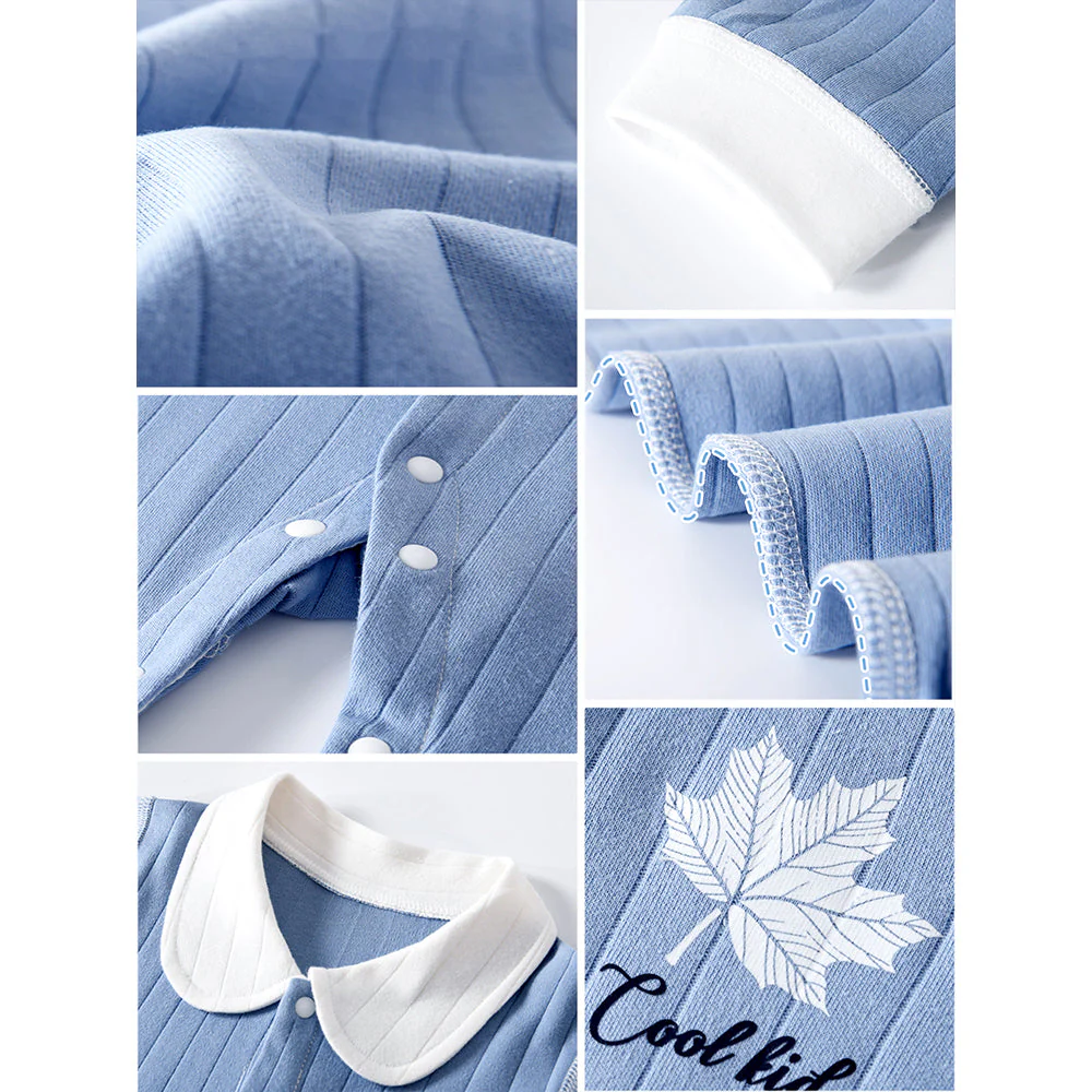 Little Surprise Box, 23pcs Blue Maple Leaf Newborn Baby Girl/ Boy Gift Box , all season wear Gift Hamper, (0 - 12 months) - Image 6