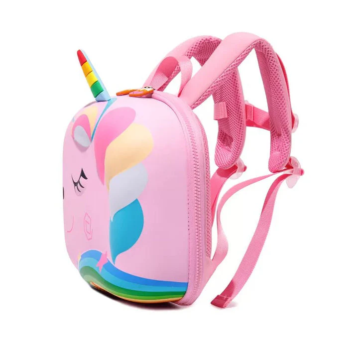 Little Surprise Box, Flashy the Unicorn, 3d Light weighted Ergo Backpack for Toddlers & Kids with Leash - Image 3