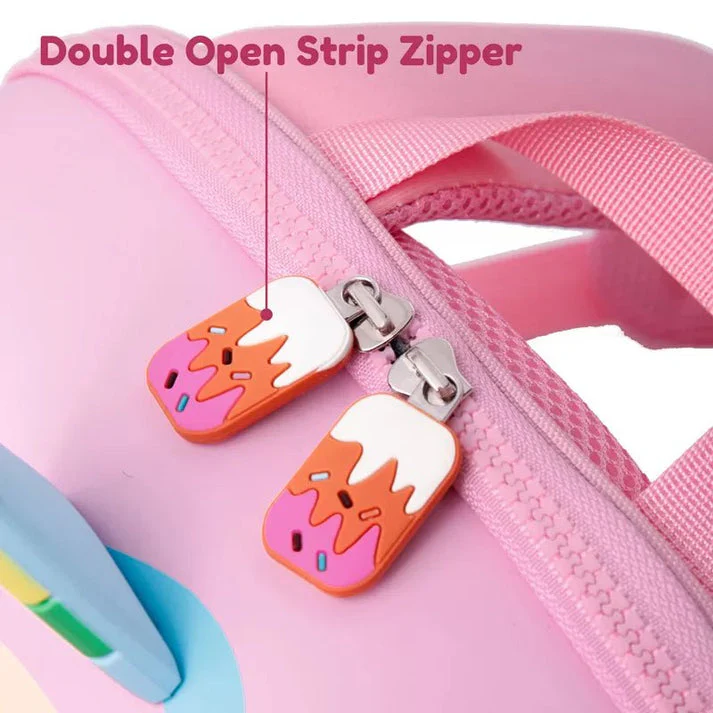 Little Surprise Box, Flashy the Unicorn, 3d Light weighted Ergo Backpack for Toddlers & Kids with Leash - Image 7