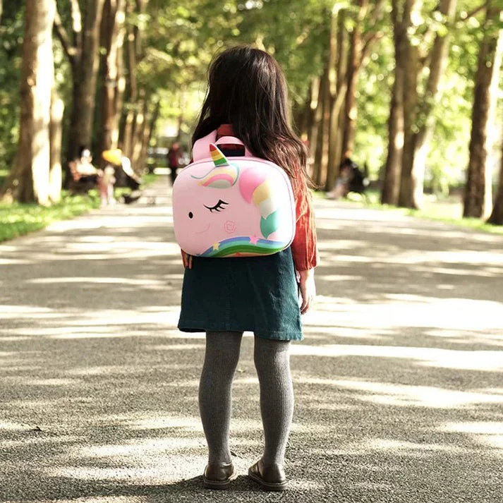 Little Surprise Box, Flashy the Unicorn, 3d Light weighted Ergo Backpack for Toddlers & Kids with Leash - Image 9