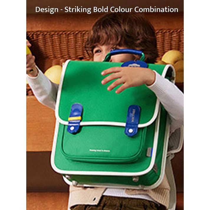 Little Surprise Box Jade Green Rectangle style Backpack for Kids, Large - Image 5