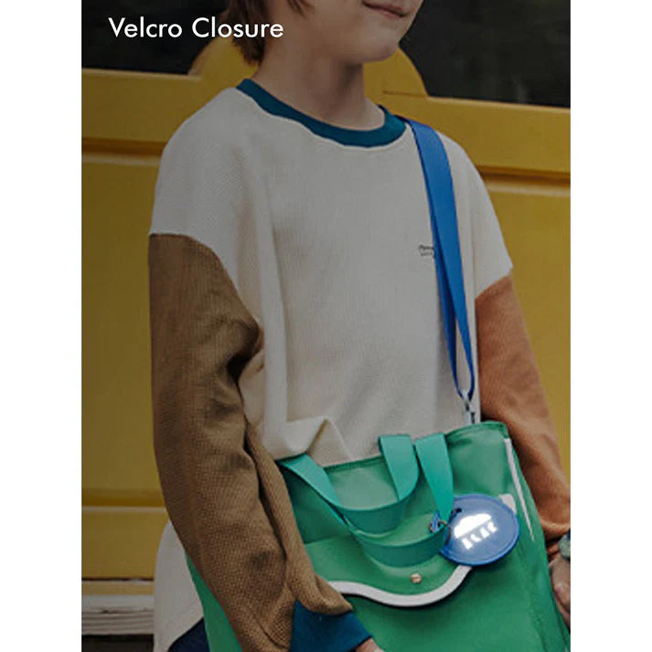 Little Surprise Box Stylish Casual Green Tote Bag with Adjustable Strap - Image 7