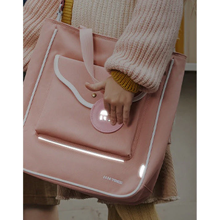 Little Surprise Box Stylish Casual Peach Tote Bag with Adjustable Strap - Image 7
