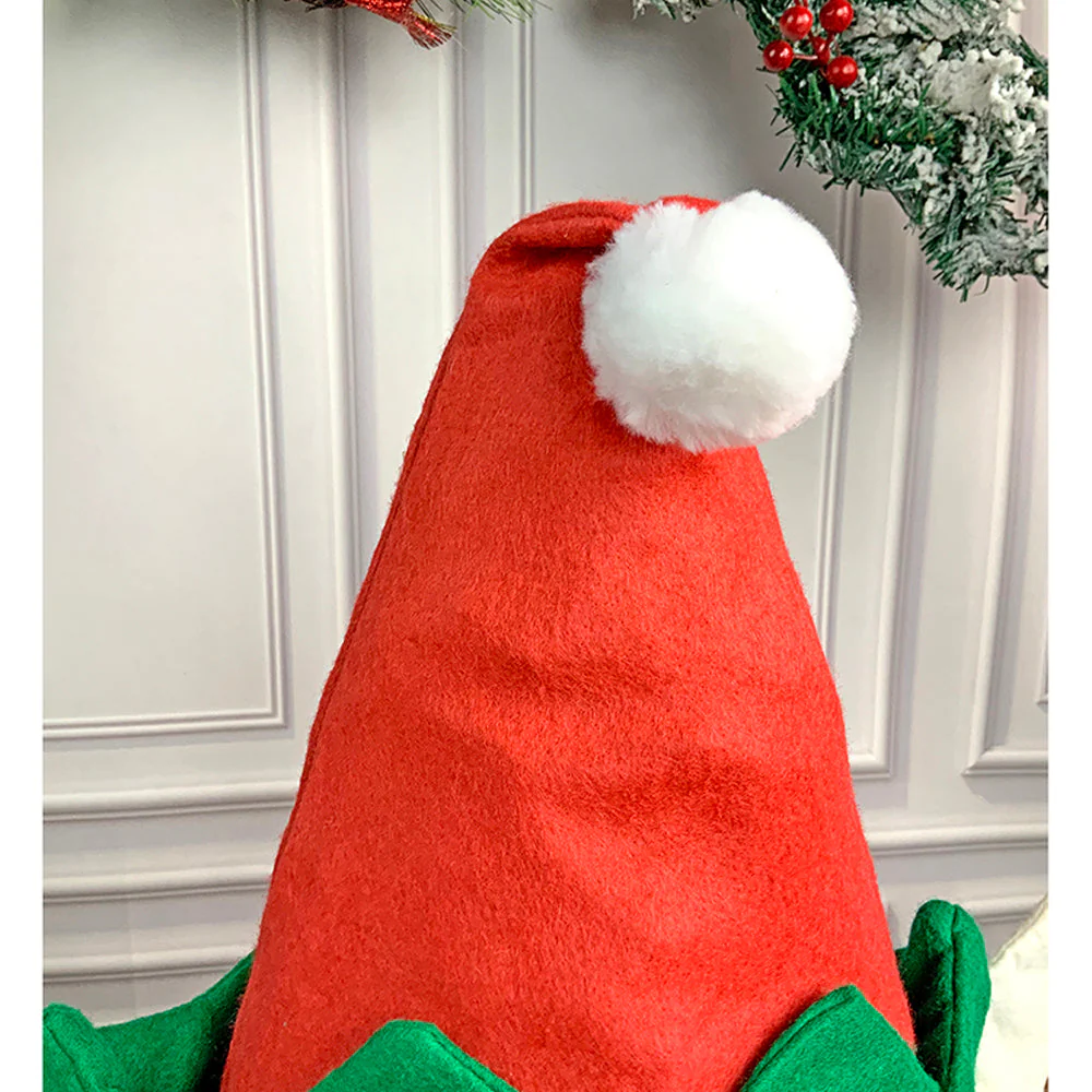 Long Elf Legs & Ears Felt Christmas Party Hat - Image 9