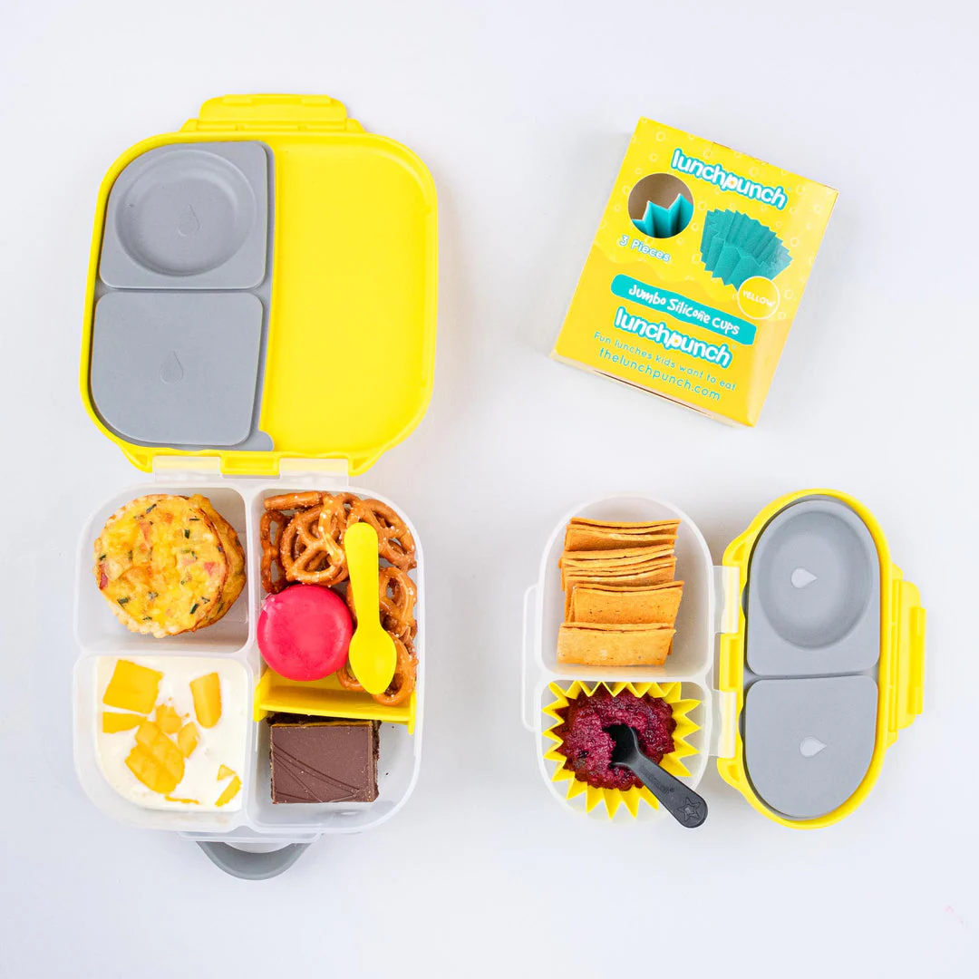 Lunch Punch Jumbo Silicone Cups - Yellow - Image 2