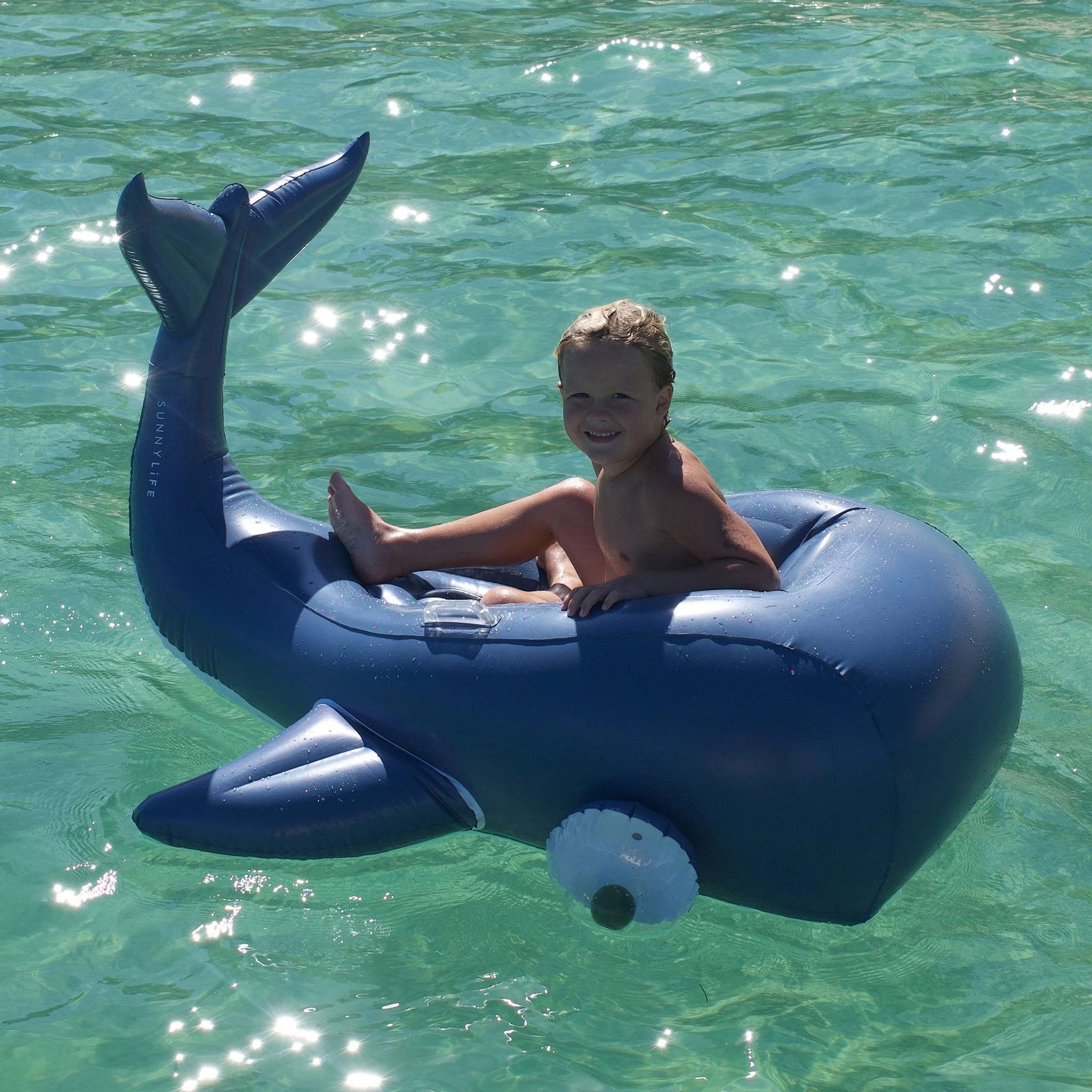 Luxe Ride-On Float Moby Dick Navy - Image 2