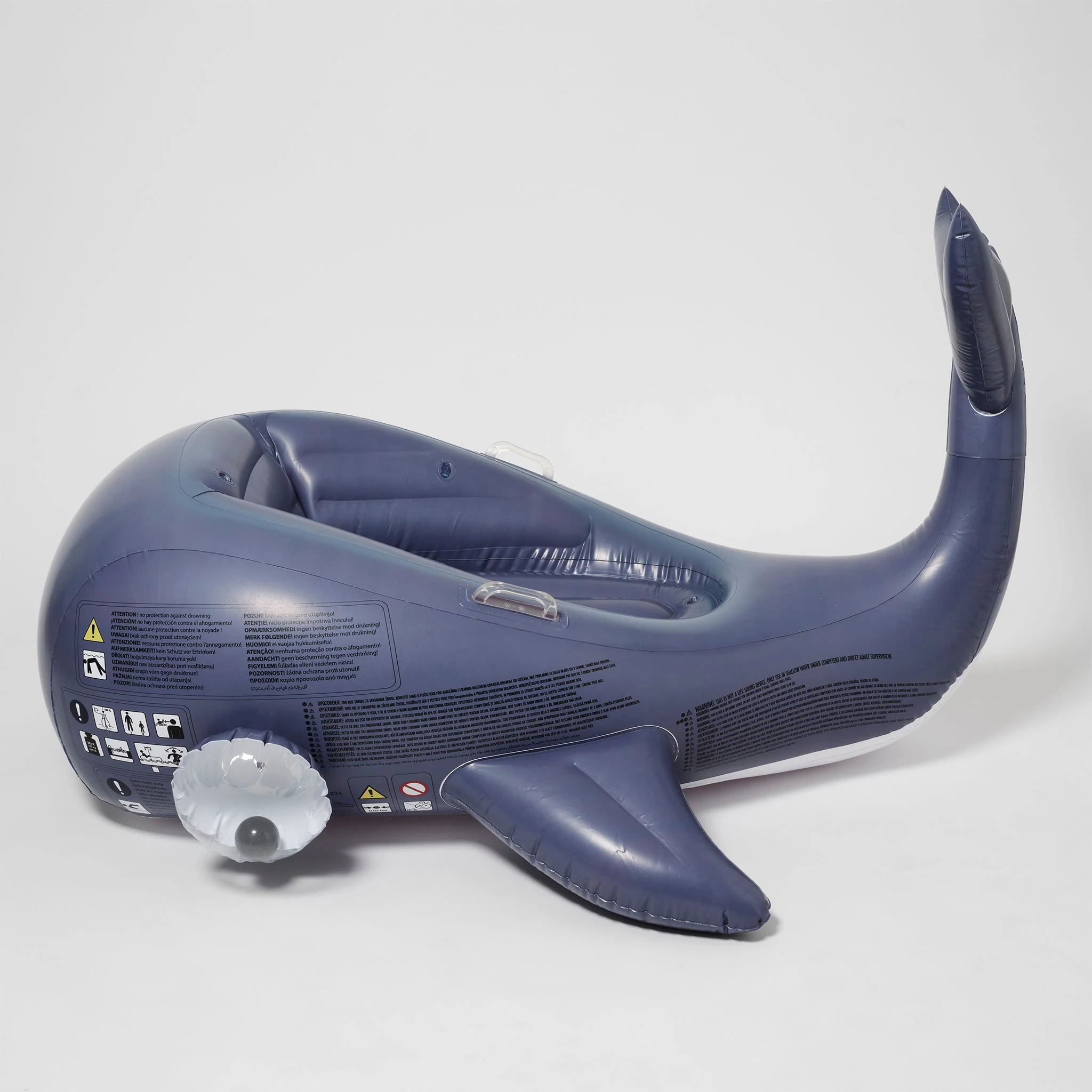 Luxe Ride-On Float Moby Dick Navy - Image 3
