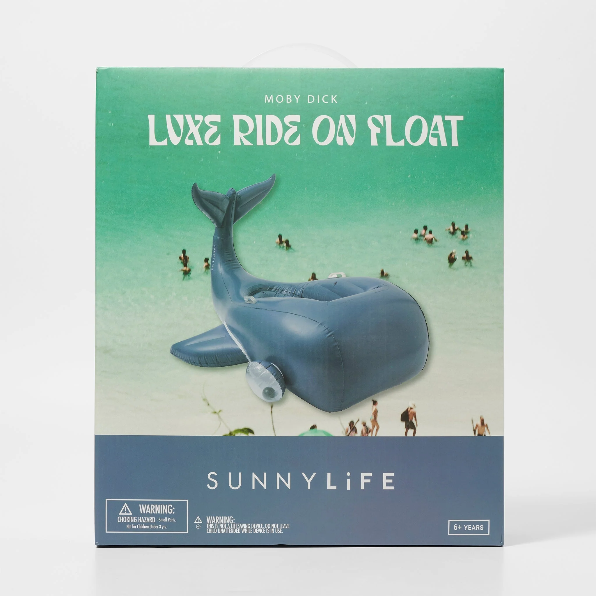 Luxe Ride-On Float Moby Dick Navy - Image 5