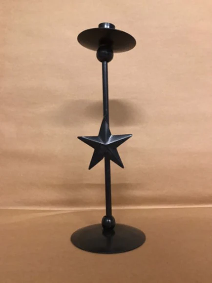 MADALINA, tall midnight Star Taper Candle Holder by SWEN - Image 5