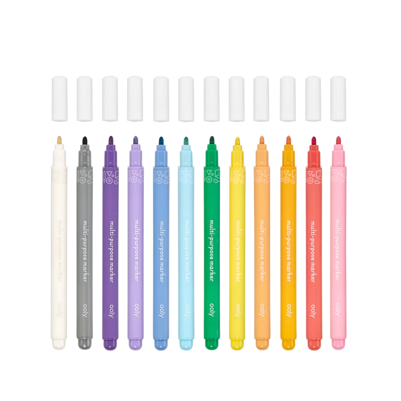 Marvelous Mutli Purpose Paint Marker - Set of 12 - Image 3