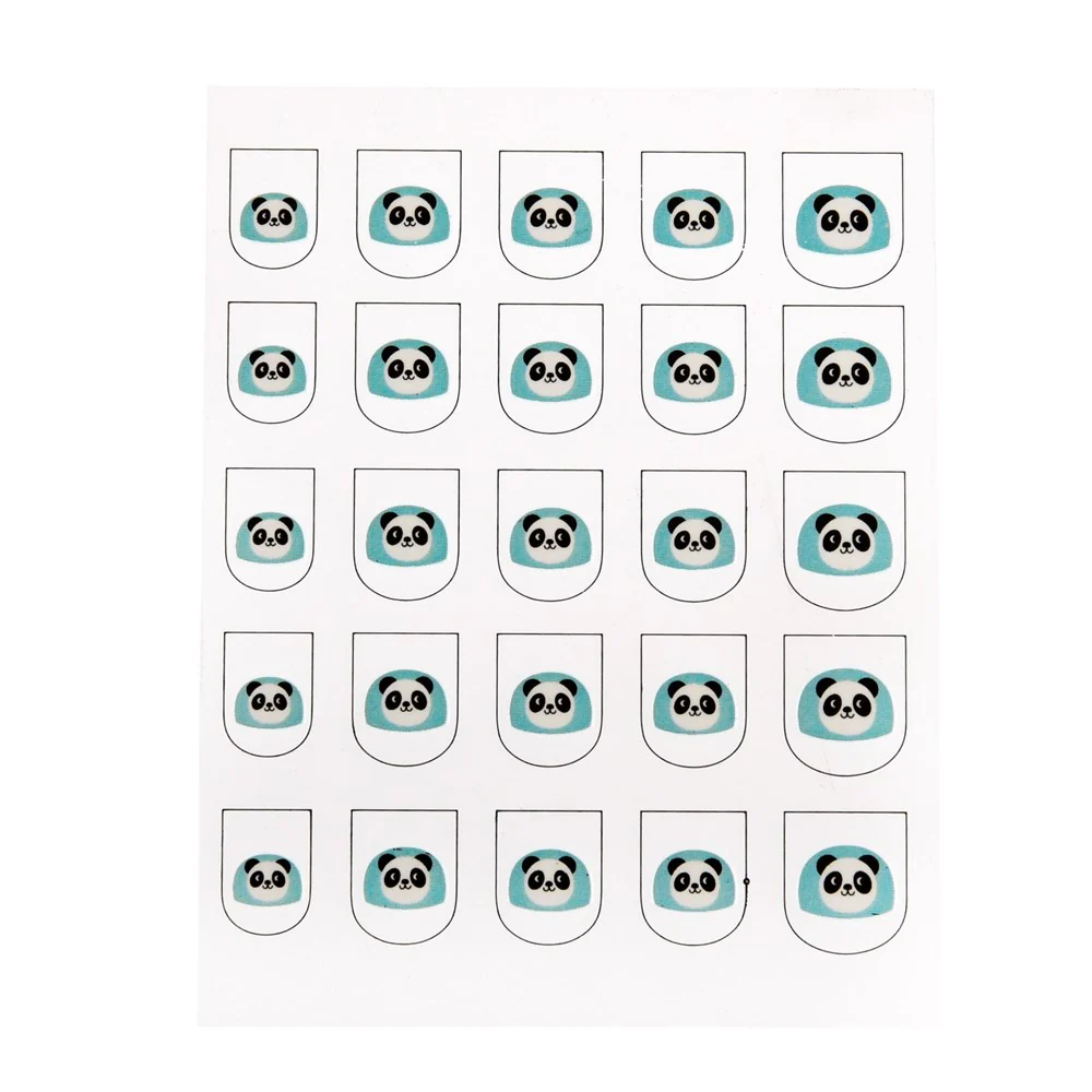 Miko The Panda Nail Sticker (Pack of 25) - Image 4