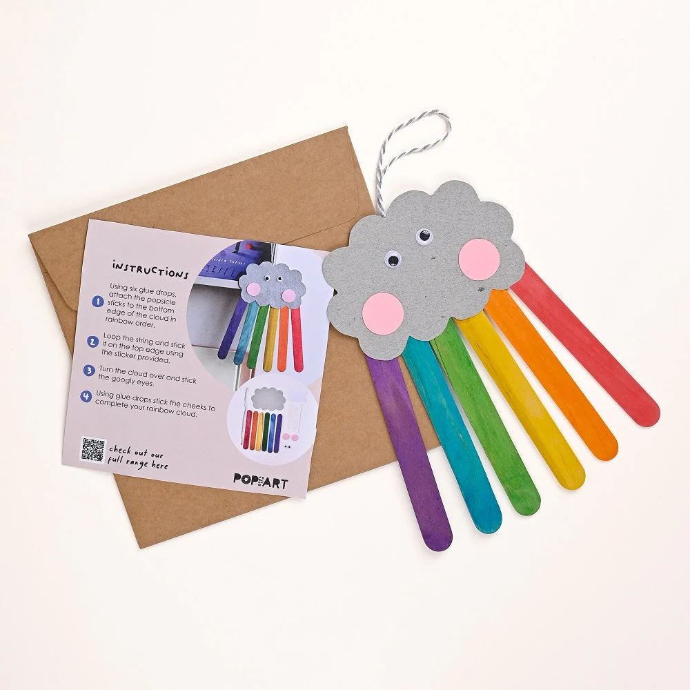 Mini Craft | Rainbow Cloud Hanging - Image 3