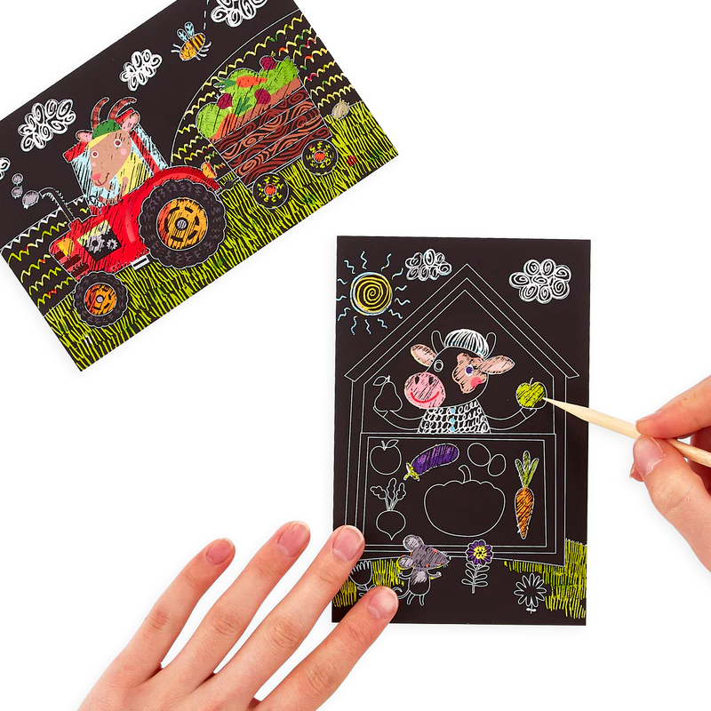 Mini Scratch & Scribble - Farm Animals - Image 3