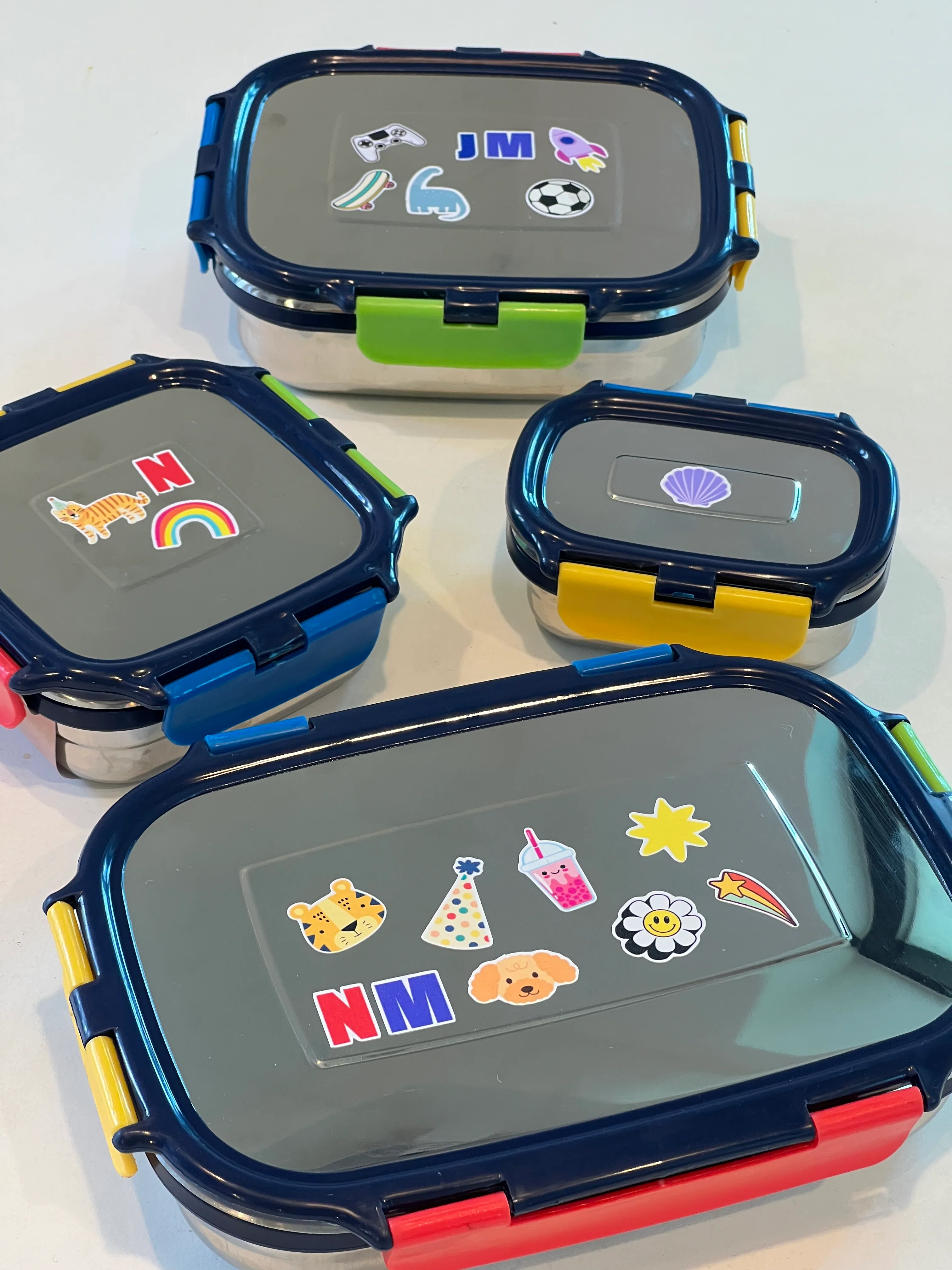 Mini Sticker Decals for Veigo Snack Box - Set of 4 Sheets - Image 3