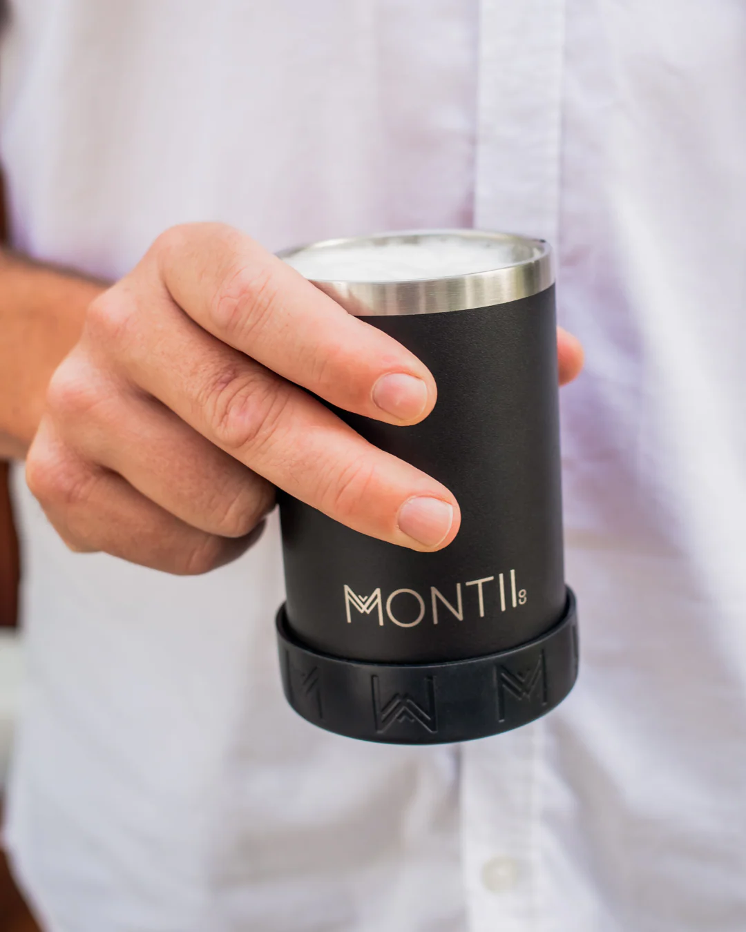 MontiiCo Insulated Can & Bottle Cooler - Coal - Image 3