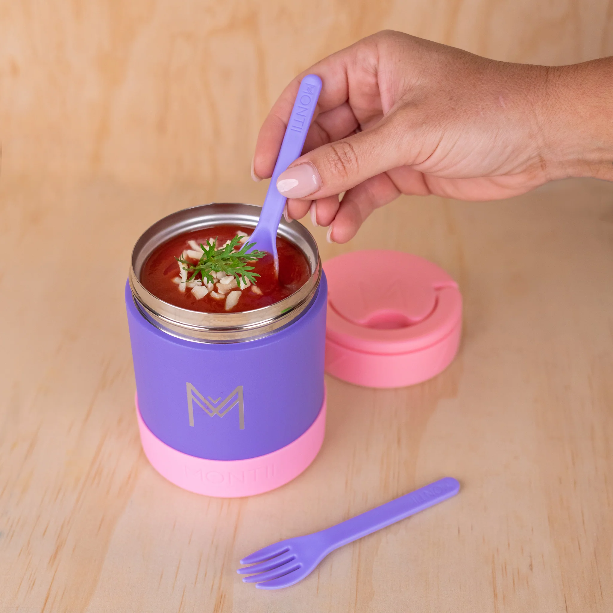 MontiiCo Insulated Food Jar - Grape - Image 5