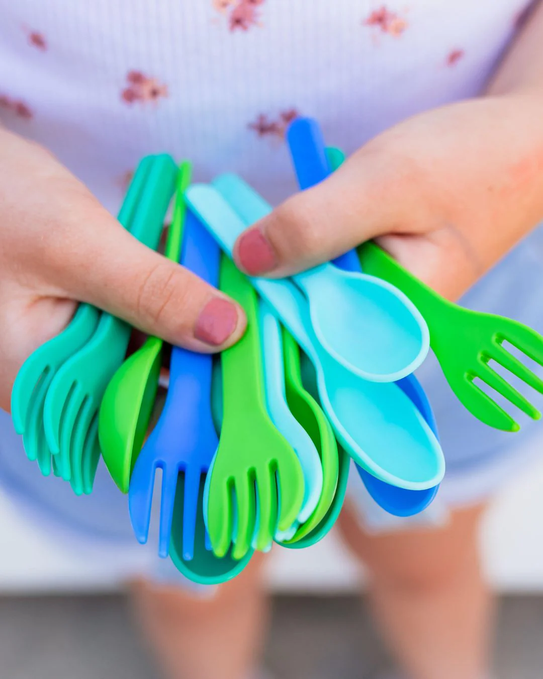MontiiCo Out & About Cutlery Set - Blueberry - Image 3
