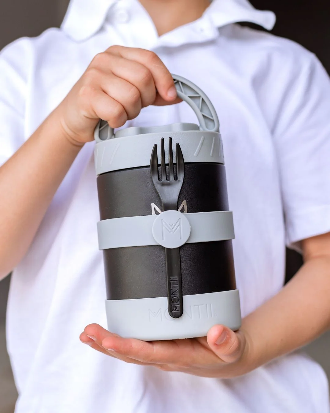 MontiiCo Out & About Cutlery Set - Monochrome - Image 3