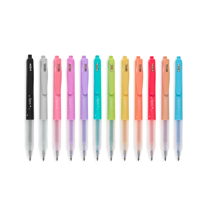 Oh My Glitter! Retractable Gel Pens - Set of 12 - Image 3