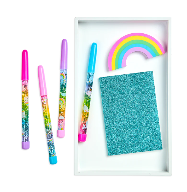 Oh My Glitter! Notebooks - Set of 3 - Aquamarine & Sapphire - Image 4