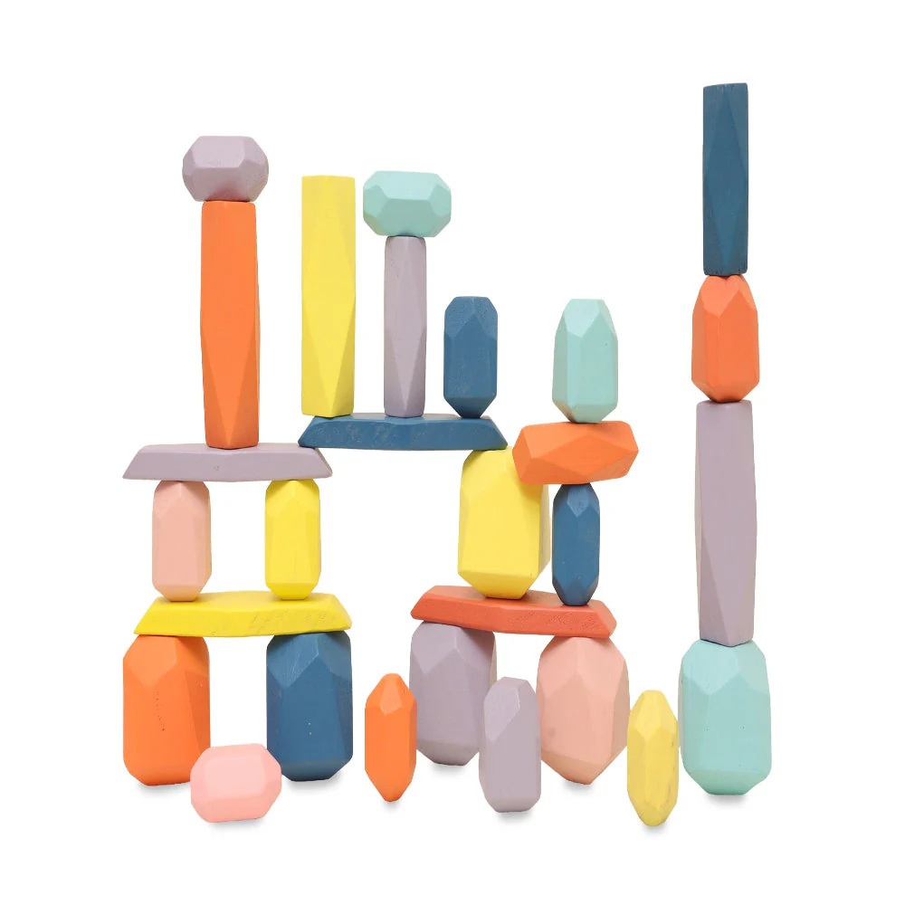 Open Ended Stack It Up - 28 pcs Balancing Stones - Image 7