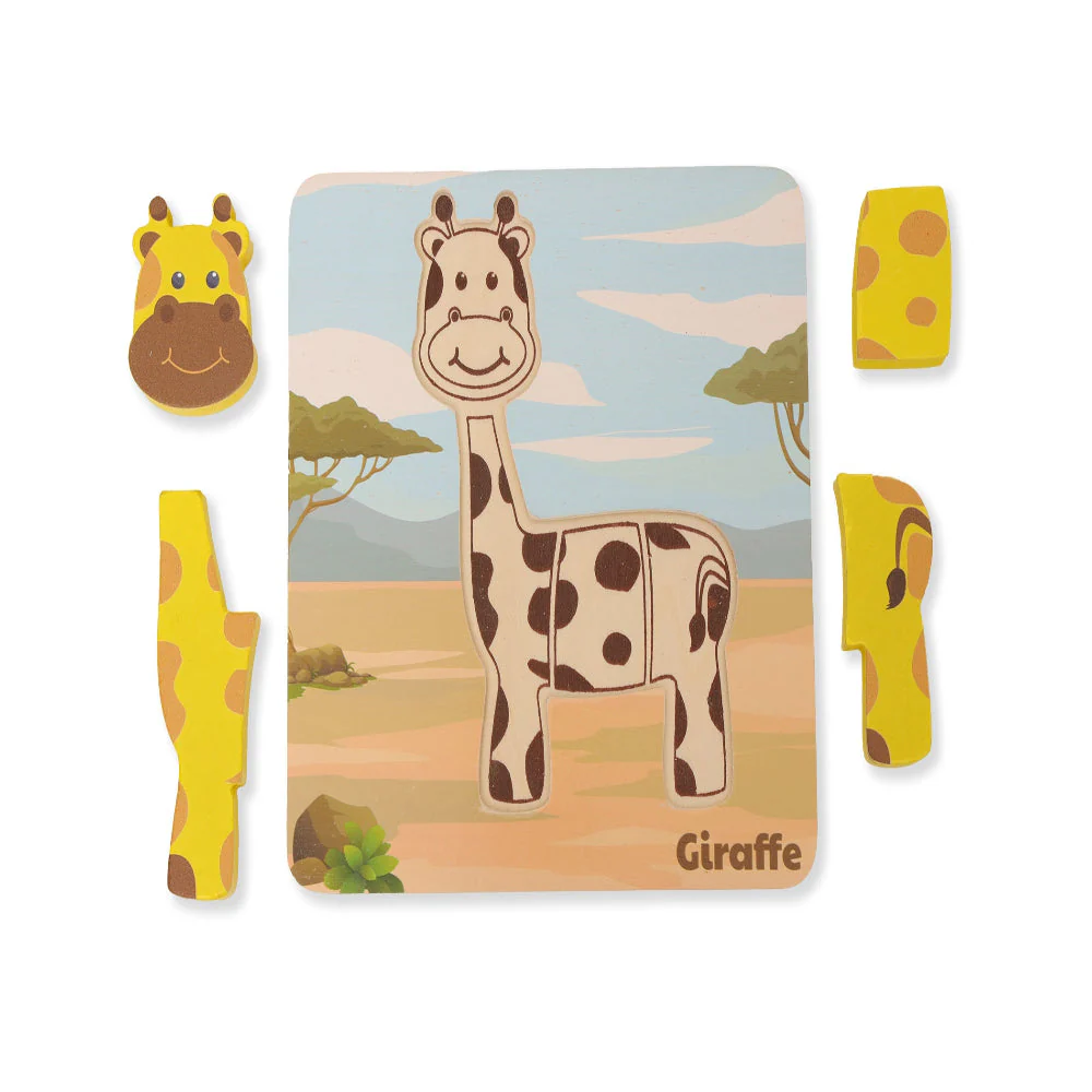 Open Ended Toddler's First 6 In 1 Puzzle  - Animals (6 puzzles, 27 pcs) - Image 15