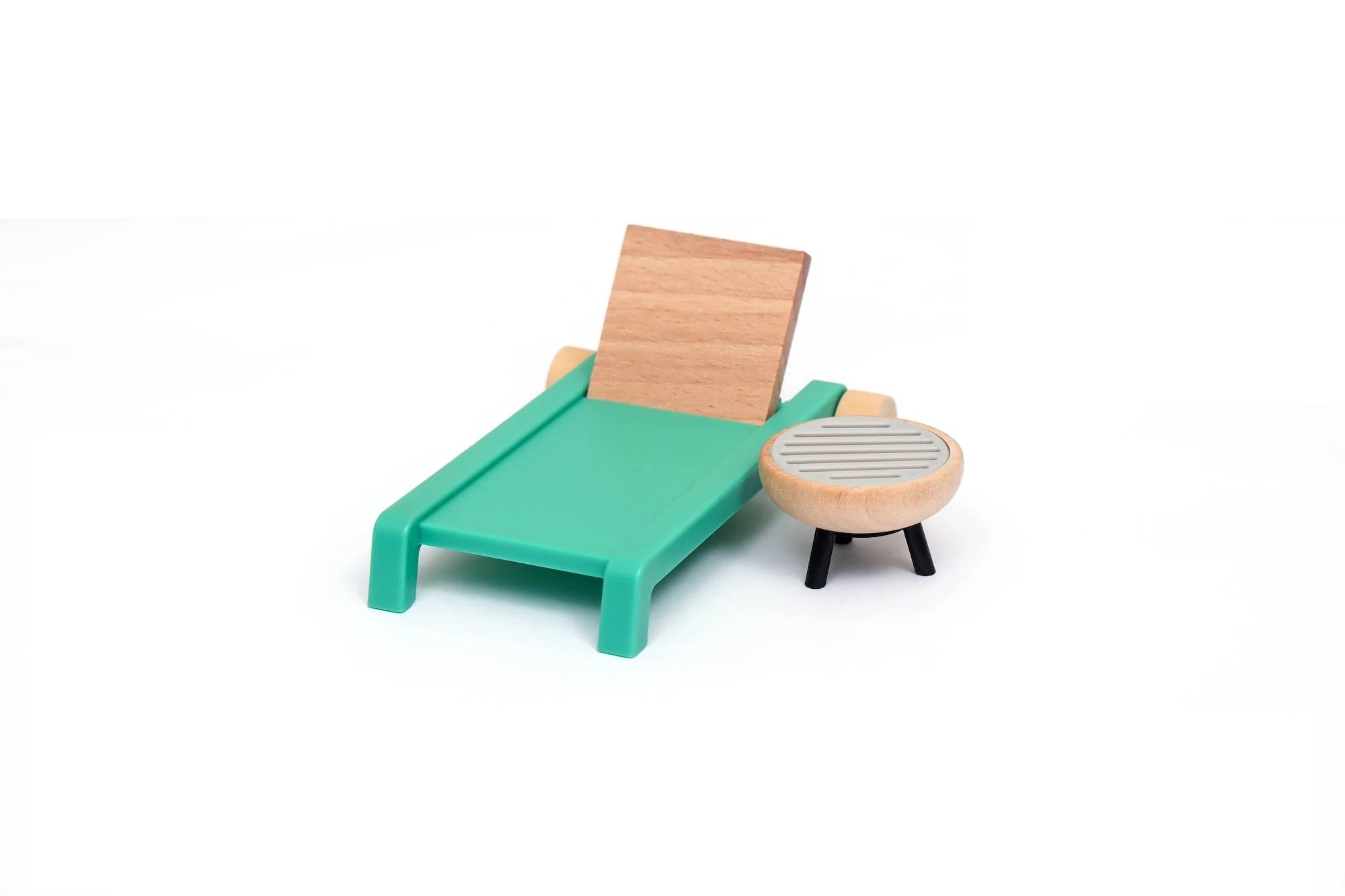 Open Ended Wooden Dollhouse - Modern Villa - Image 6
