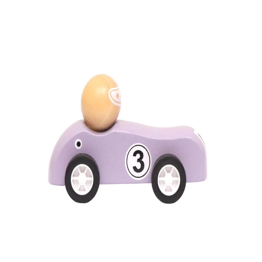 Open Ended Wooden Pull Back Race Car (1 Pc) - Image 10