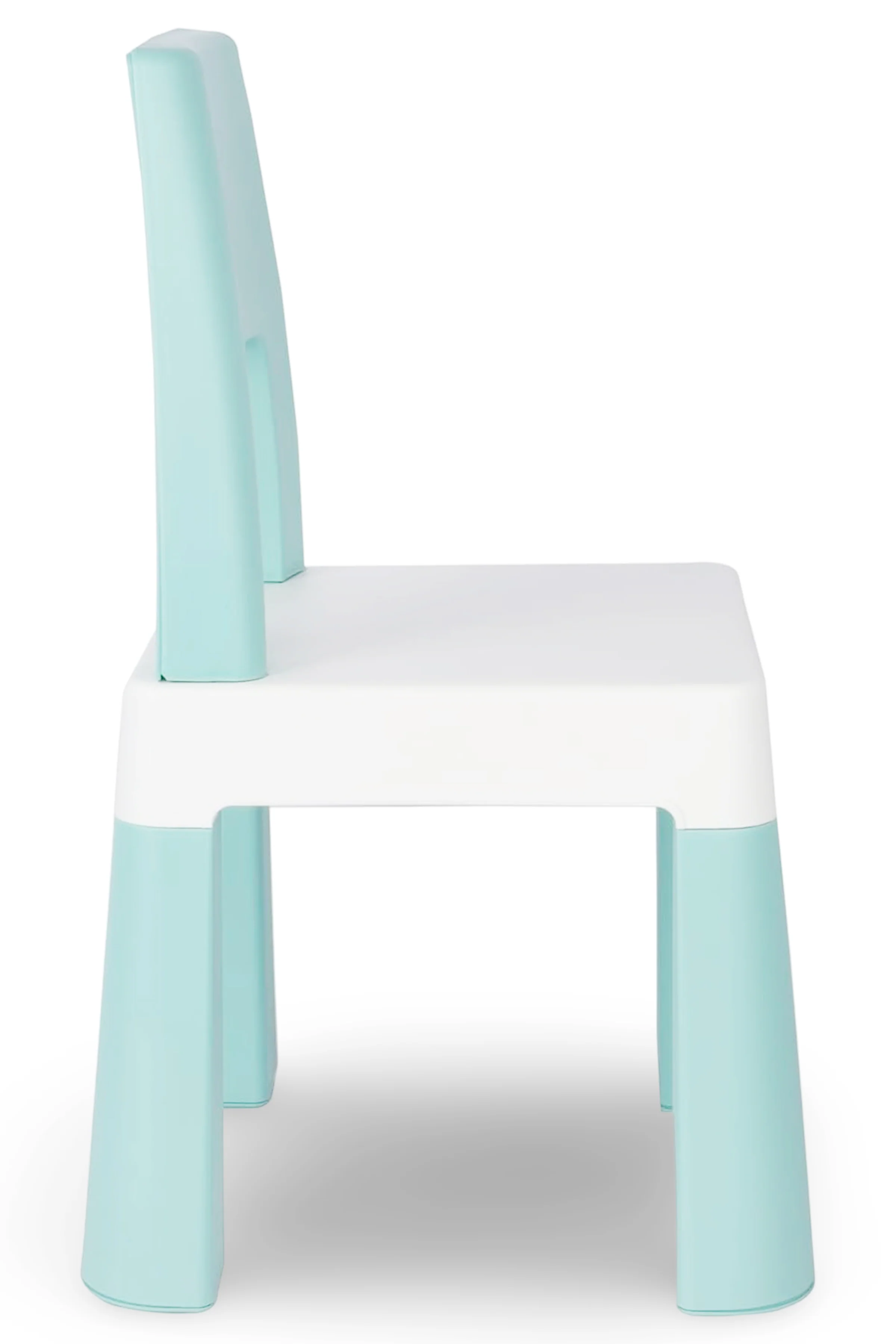 OPlus Learning Chair for Kids - Pastel Blue and white - Image 2