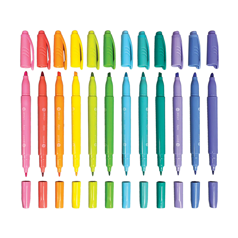 Pastel Hues Markers- Set of 12 - Image 3