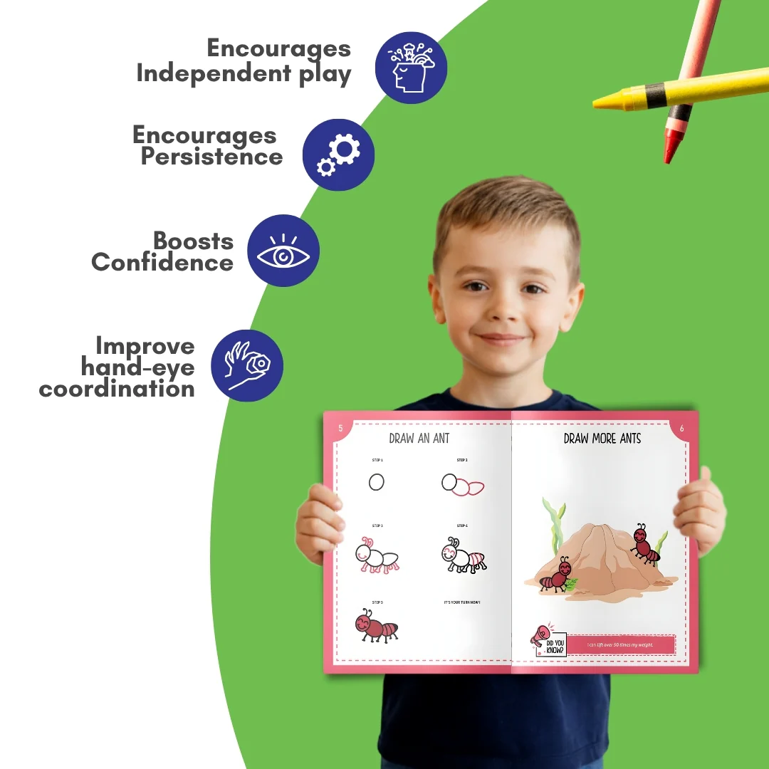 PEPPLAY STEP BY STEP DRAWING BOOK - INCREDIBLE INSECTS - Image 5